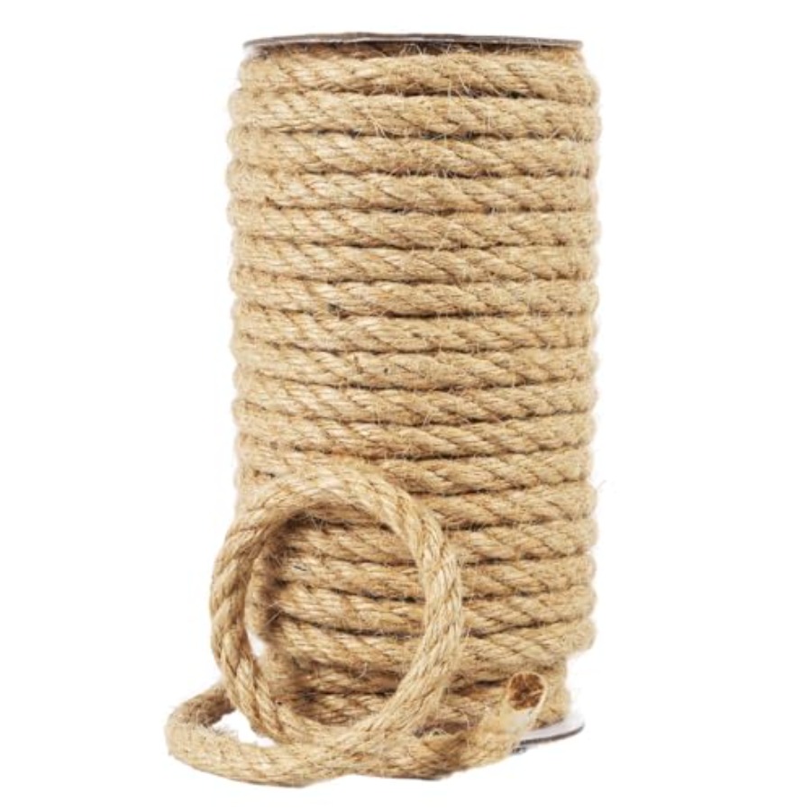 Twine Jute Natural - Natural Jute Twine 8MM x 50FT