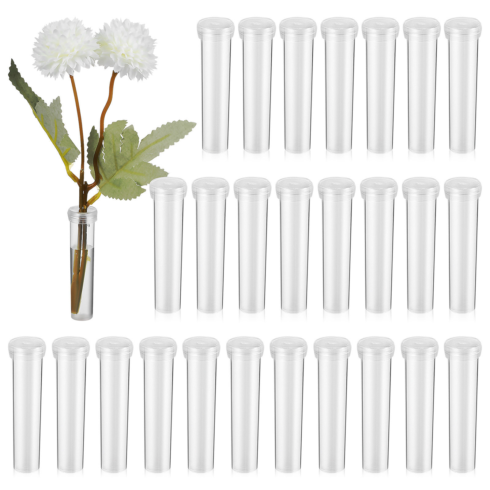 Anda Florist Supply - 100Pcs Flower Nutrient Tubes Universal Size