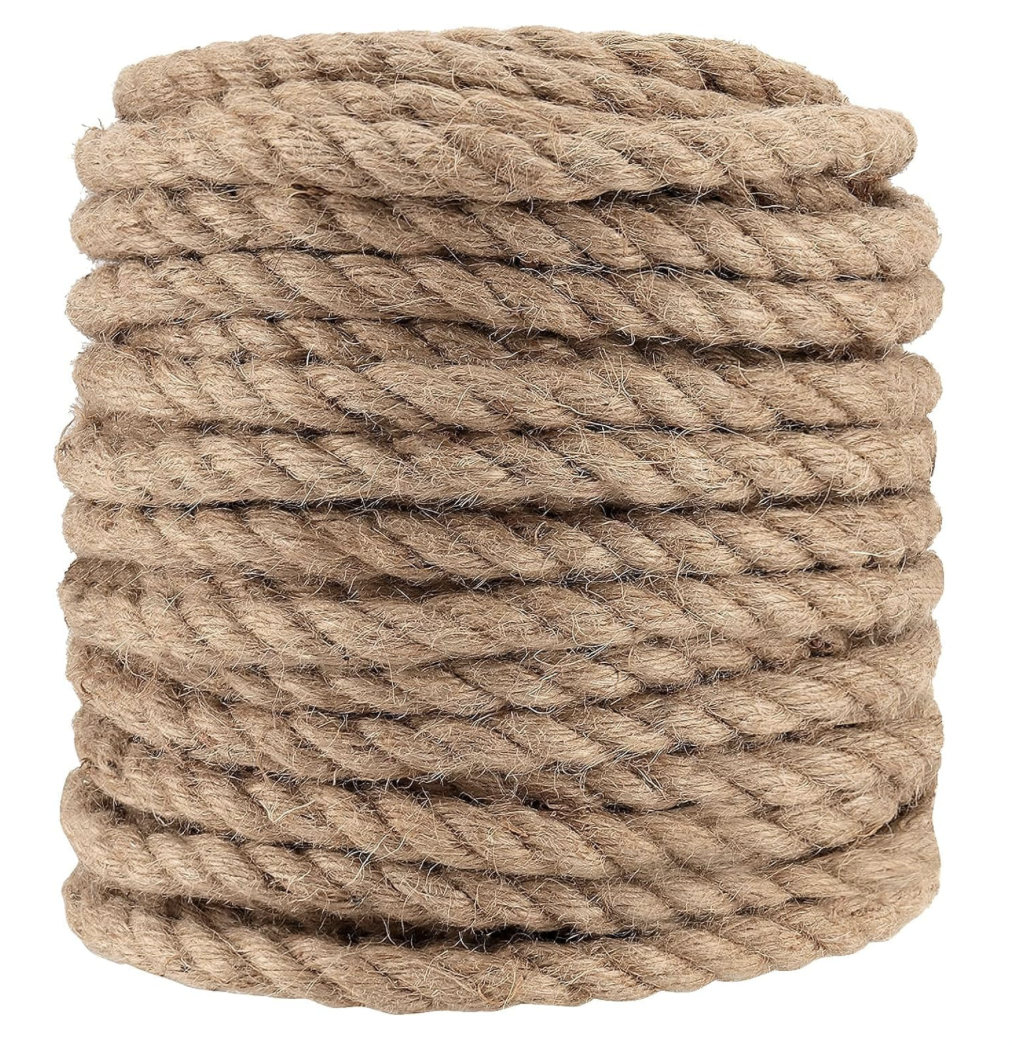 10mm 10/30/50M Natural Jute Ro - Twine Jute Natural ulasan dan harga
