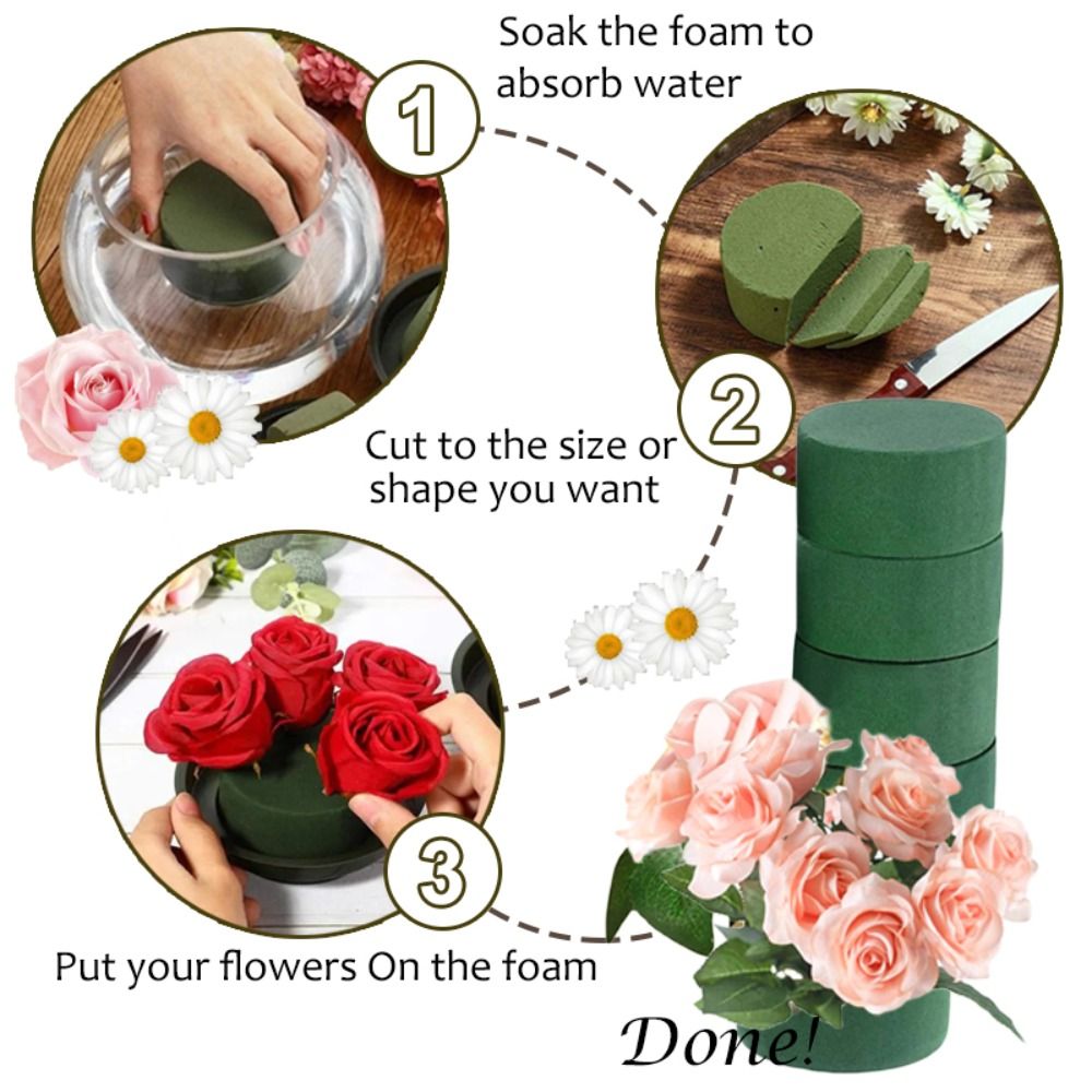 DIY Wedding Decoration Florist - Bouquet Holder Foam ulasan dan harga