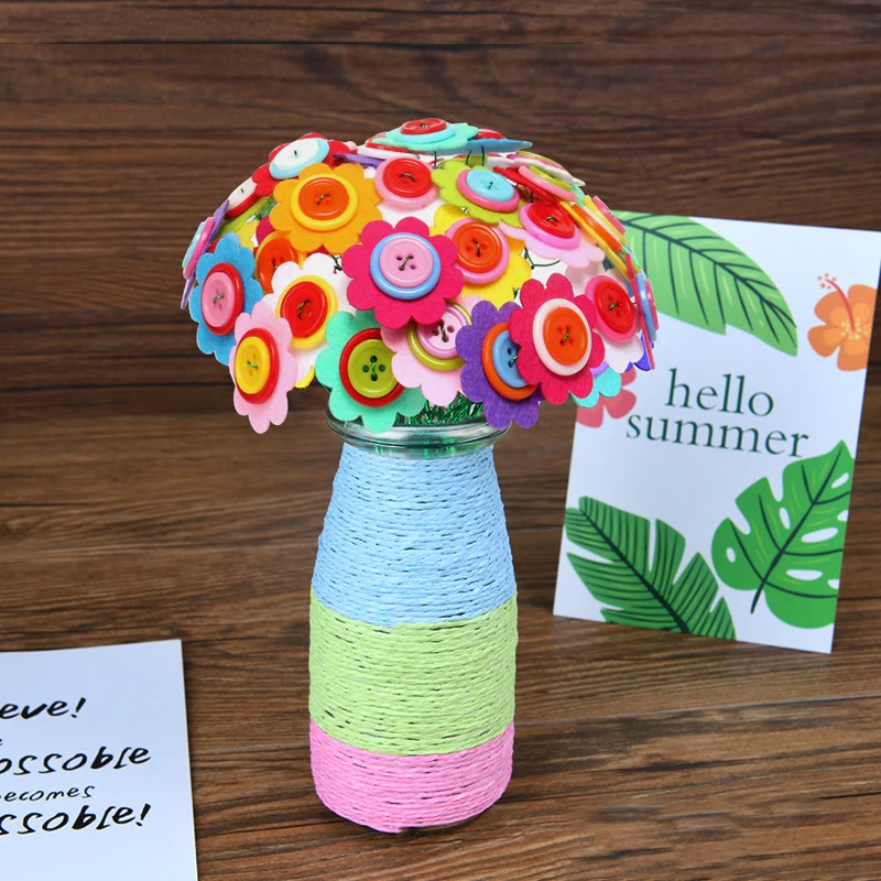Flower Craft Kit Bouquet with  - Florist Supply Vases ulasan dan harga