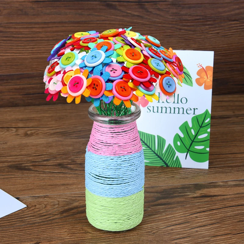 Flower Craft Kit Bouquet with  - Florist Supply Vases ulasan dan harga
