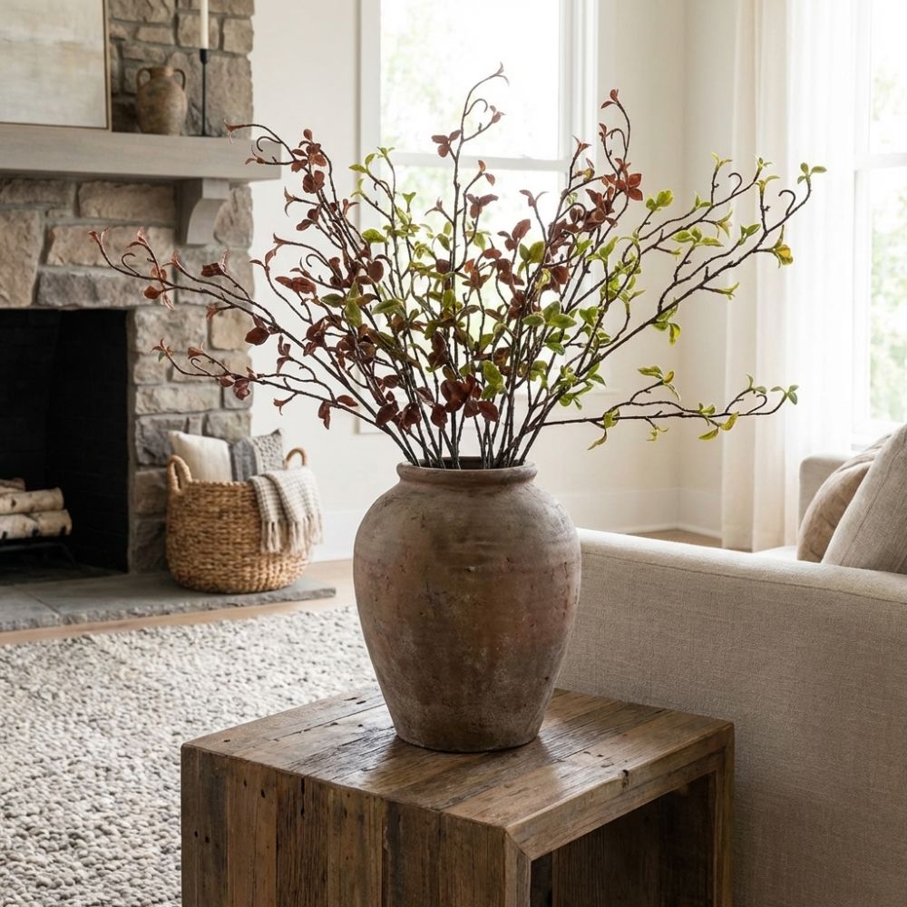 Real Touch Artificial Willow D - Branch Curly Willow ulasan dan harga