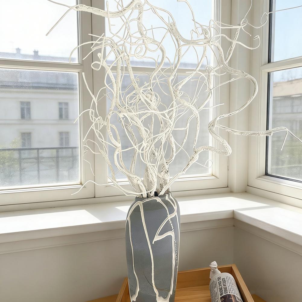Faux White Branches Artificial - Branch Curly Willow ulasan dan harga