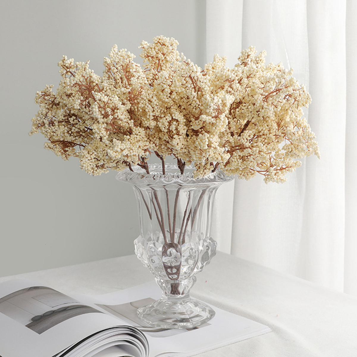 1/3pcs Artificial Flowers Plan - Florist Supply Vases ulasan dan harga