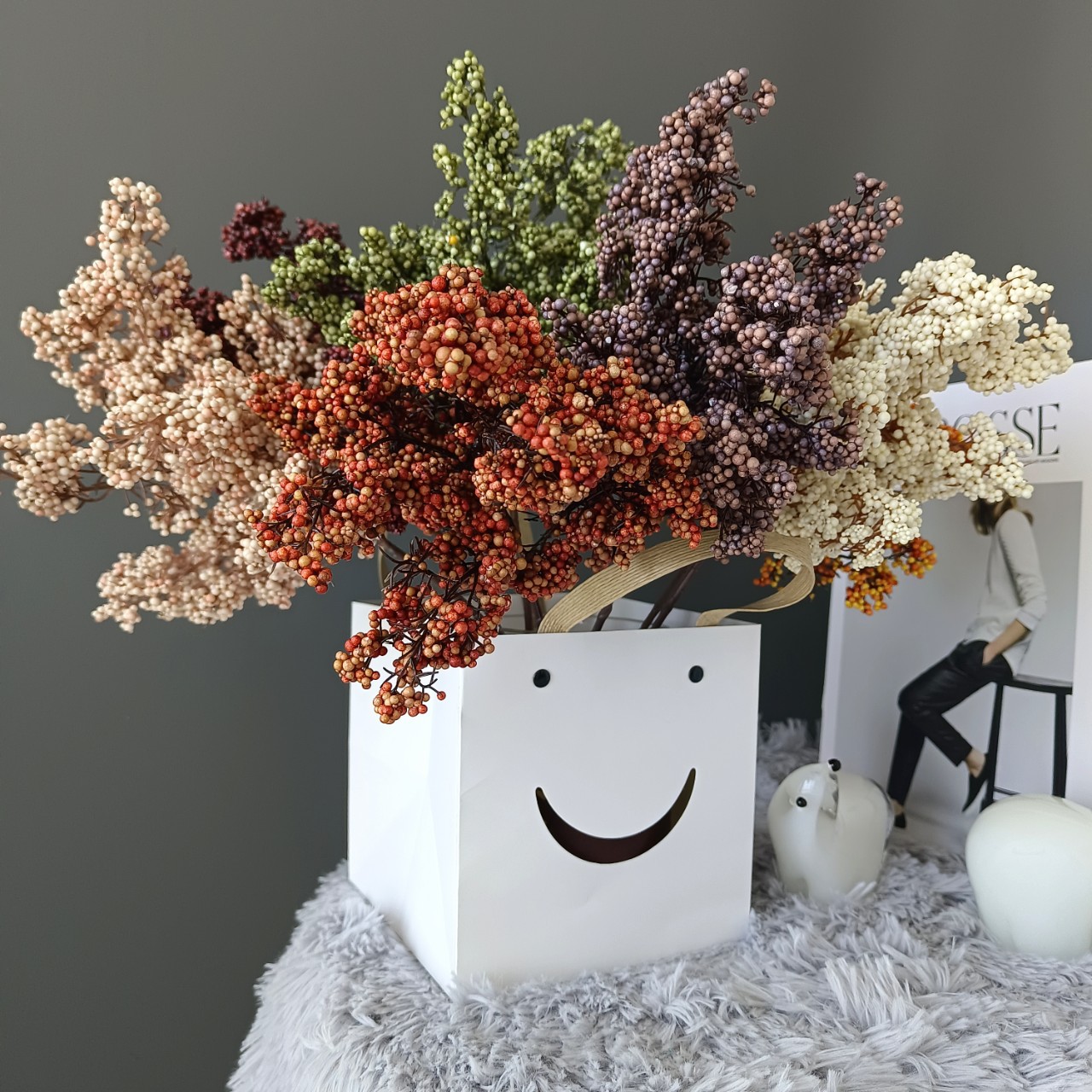 1/3pcs Artificial Flowers Plan - Florist Supply Vases ulasan dan harga