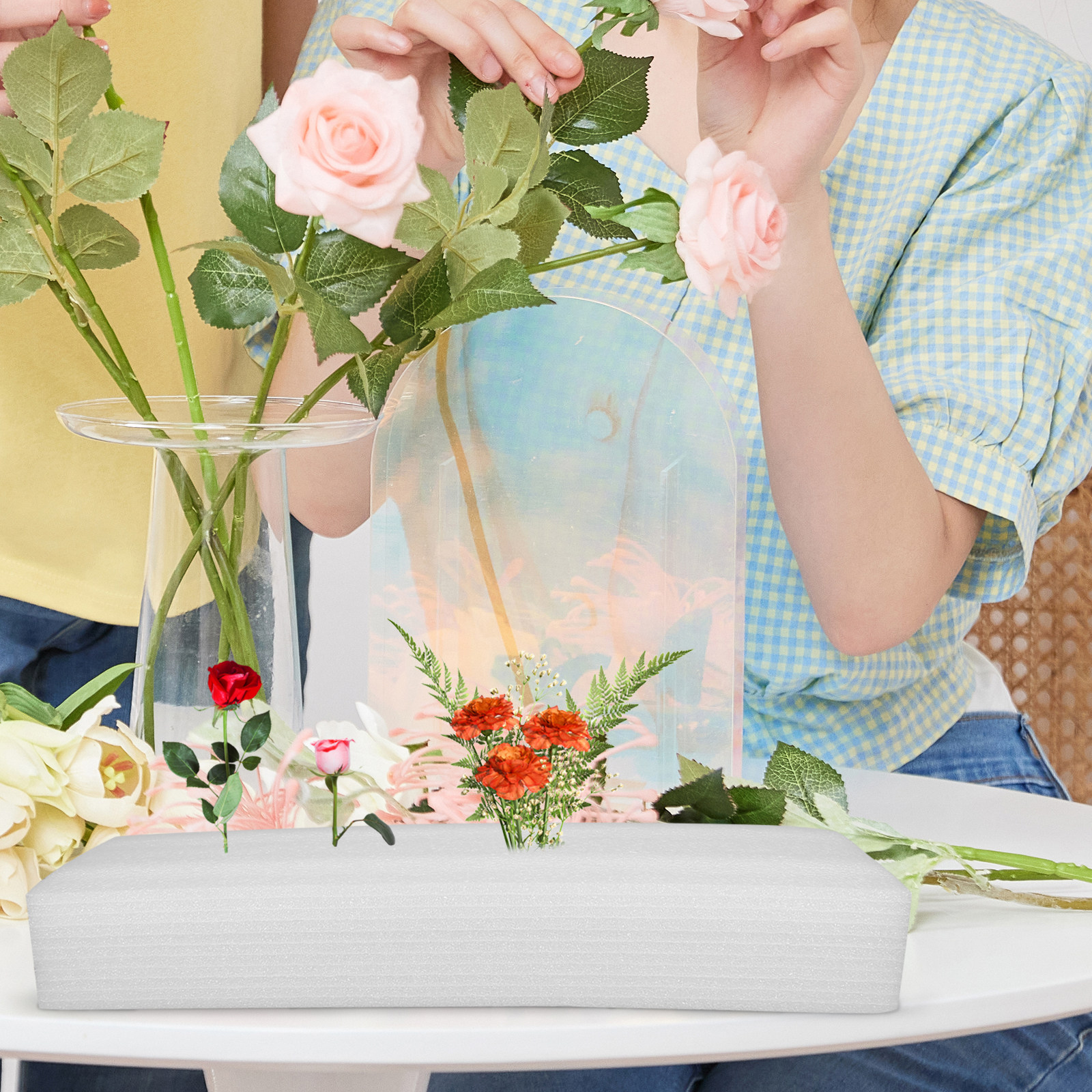 Foam Flower Insert Block Flori - Anda Florist Supply ulasan dan harga