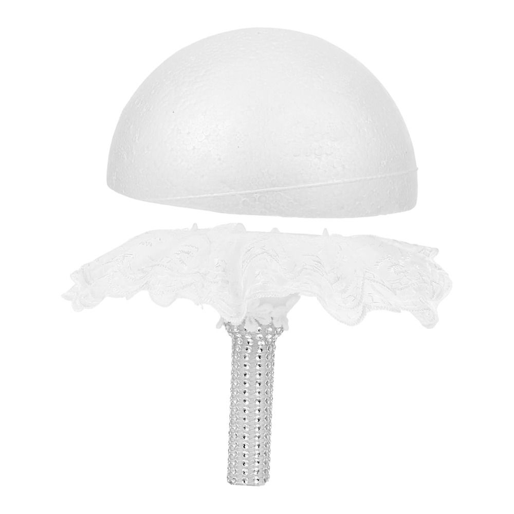 Sweet White Lace Foam Bouquet  - Bouquet Holder Foam ulasan dan harga