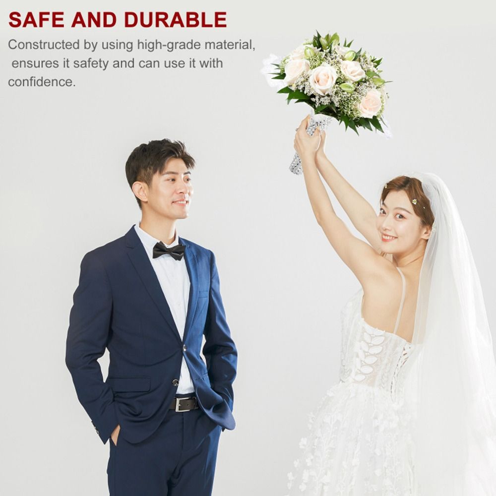 Sweet White Lace Foam Bouquet  - Bouquet Holder Foam ulasan dan harga
