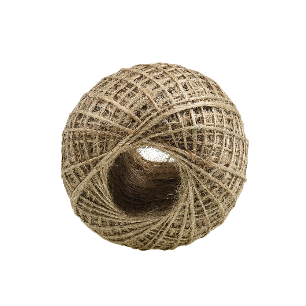New 100m Long Linen Rope Jute  - Twine Jute Natural ulasan dan harga