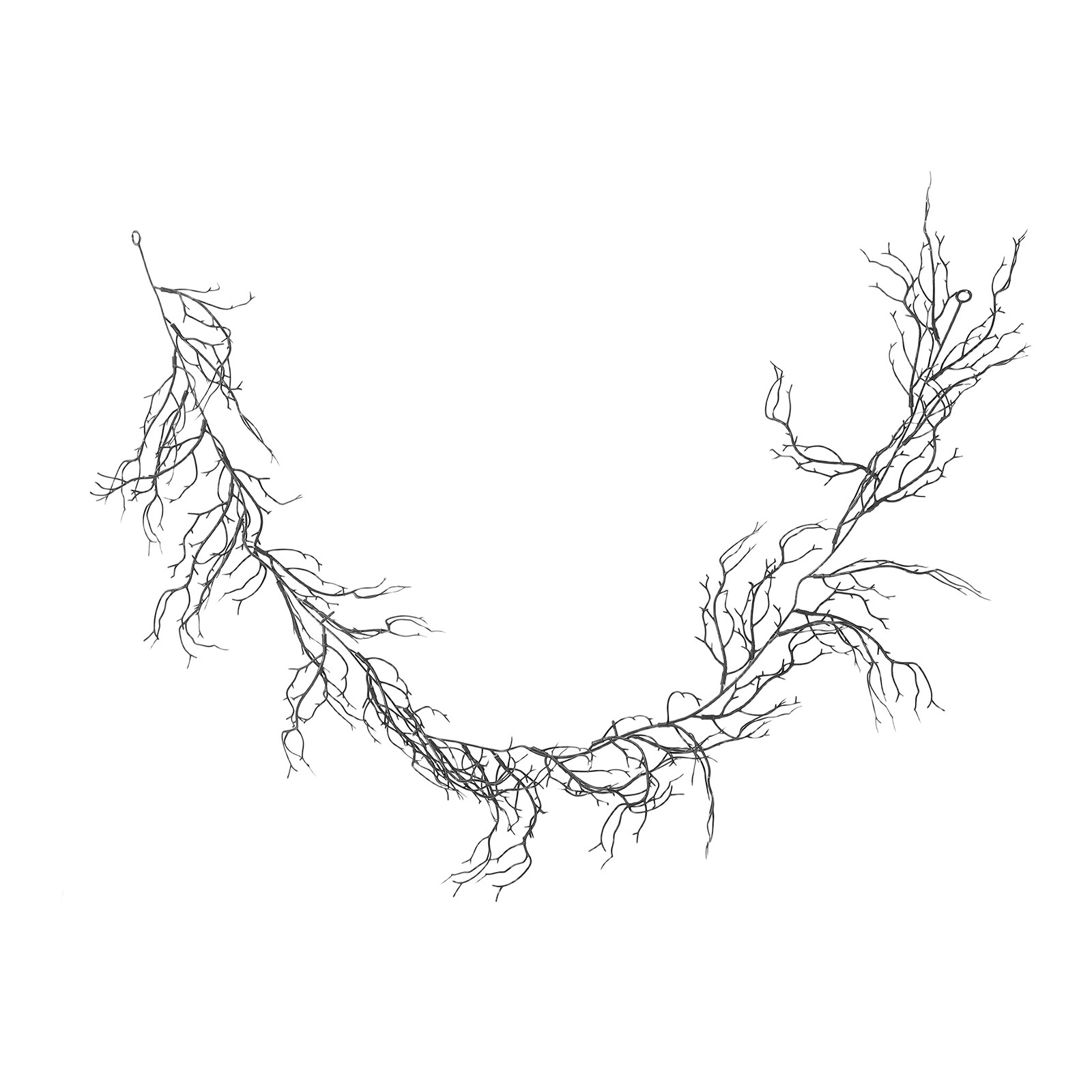 Black Decorative Vine Realisti - Branch Curly Willow ulasan dan harga
