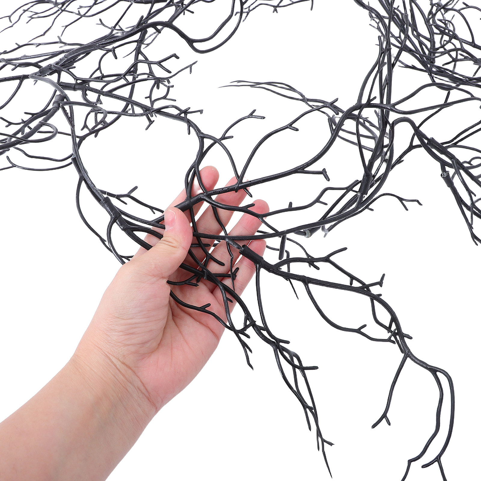 Black Decorative Vine Realisti - Branch Curly Willow ulasan dan harga