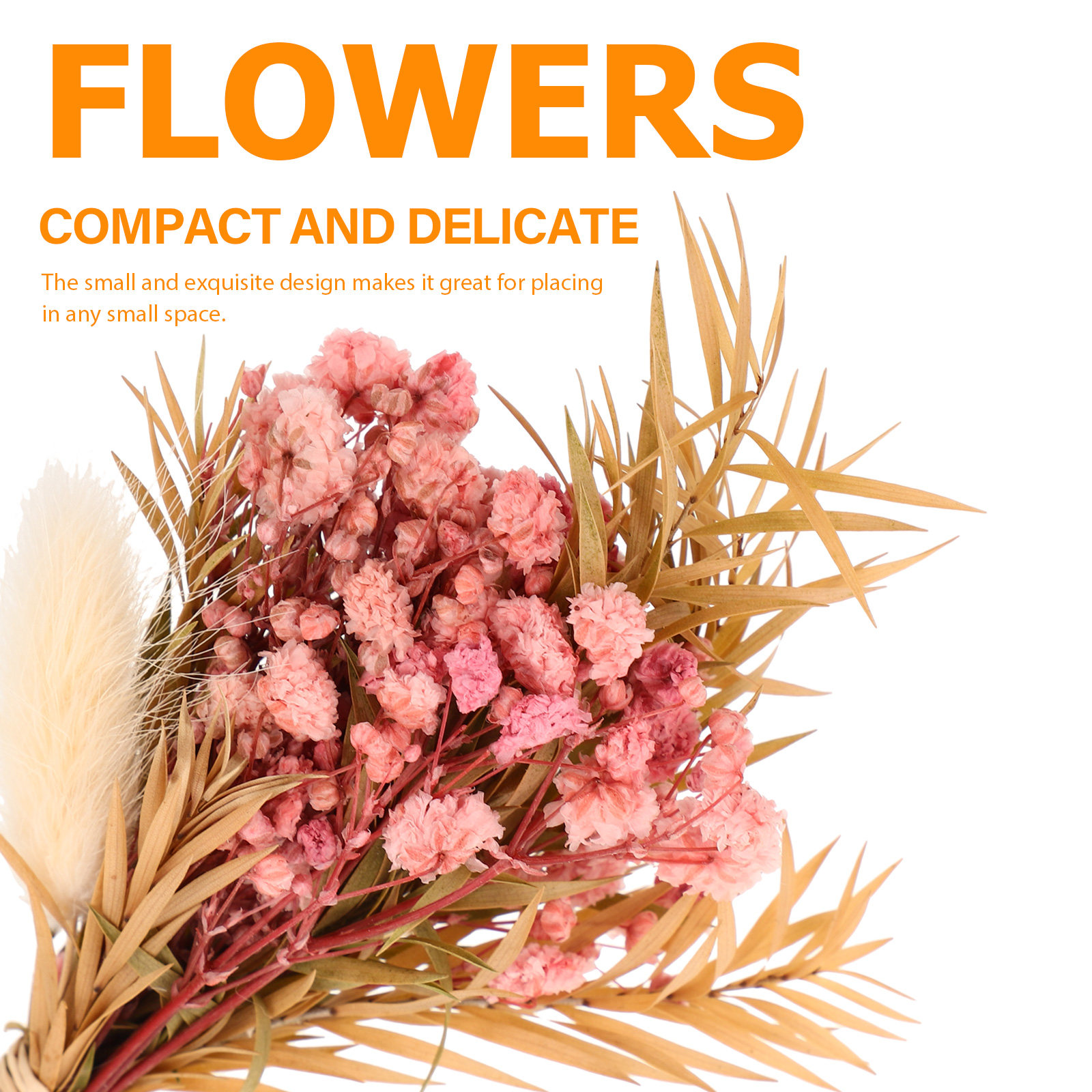 3Pcs Mini Dried Floral Bouquet - Florist Supply Vases ulasan dan harga