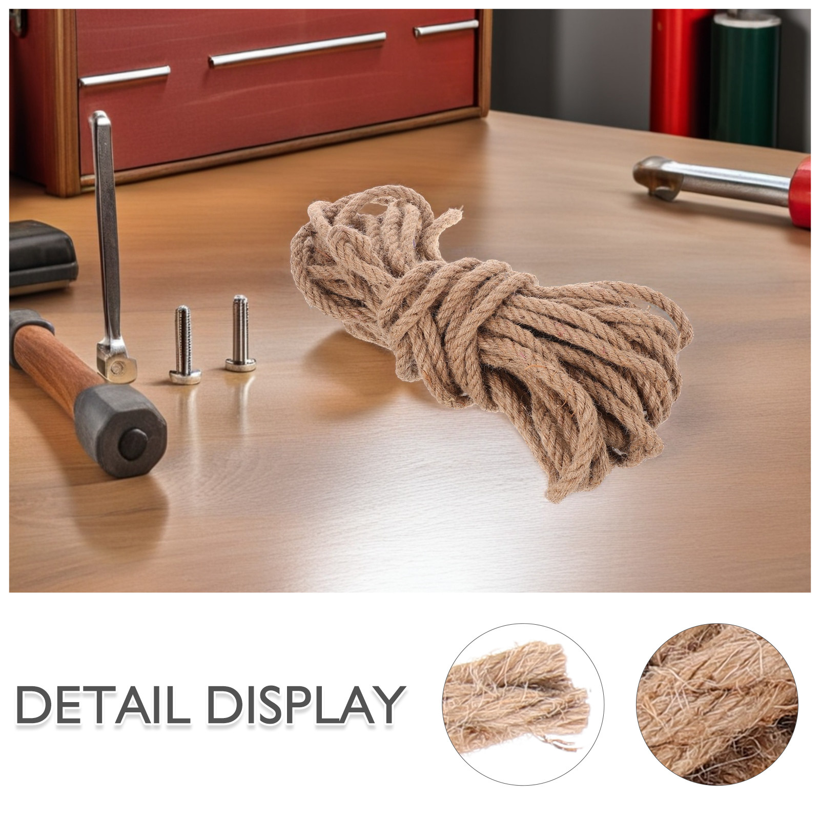 Thick Natural Jute Twine Rope  - Twine Jute Natural ulasan dan harga
