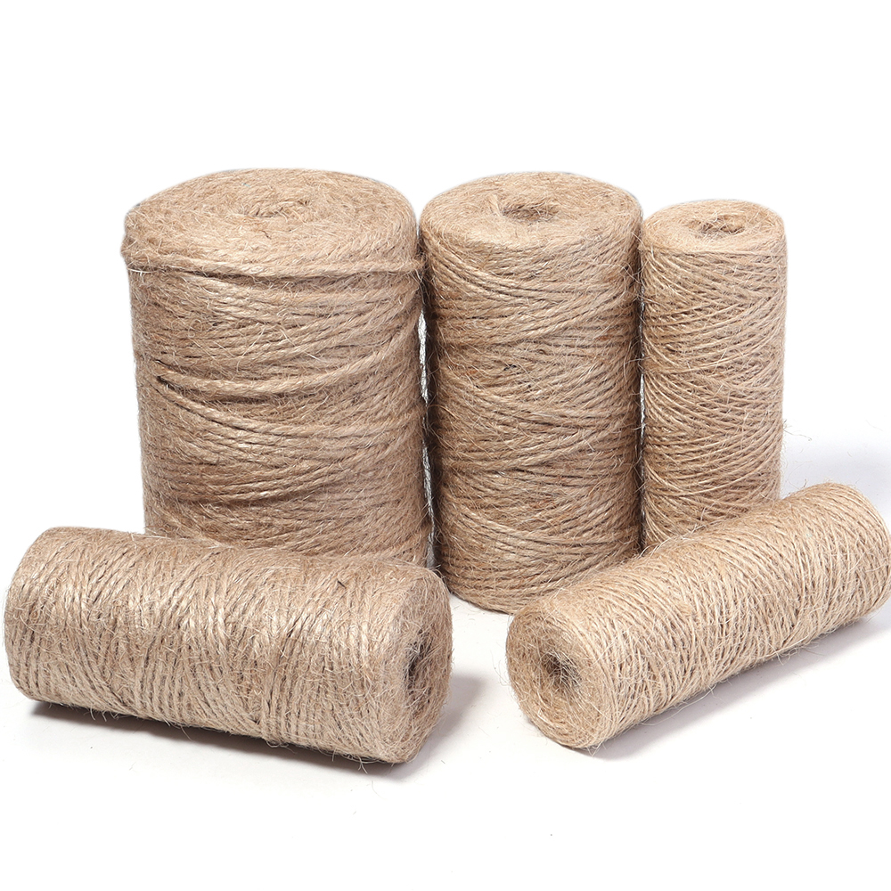100Meters Natural Jute Cords S - Twine Jute Natural ulasan dan harga