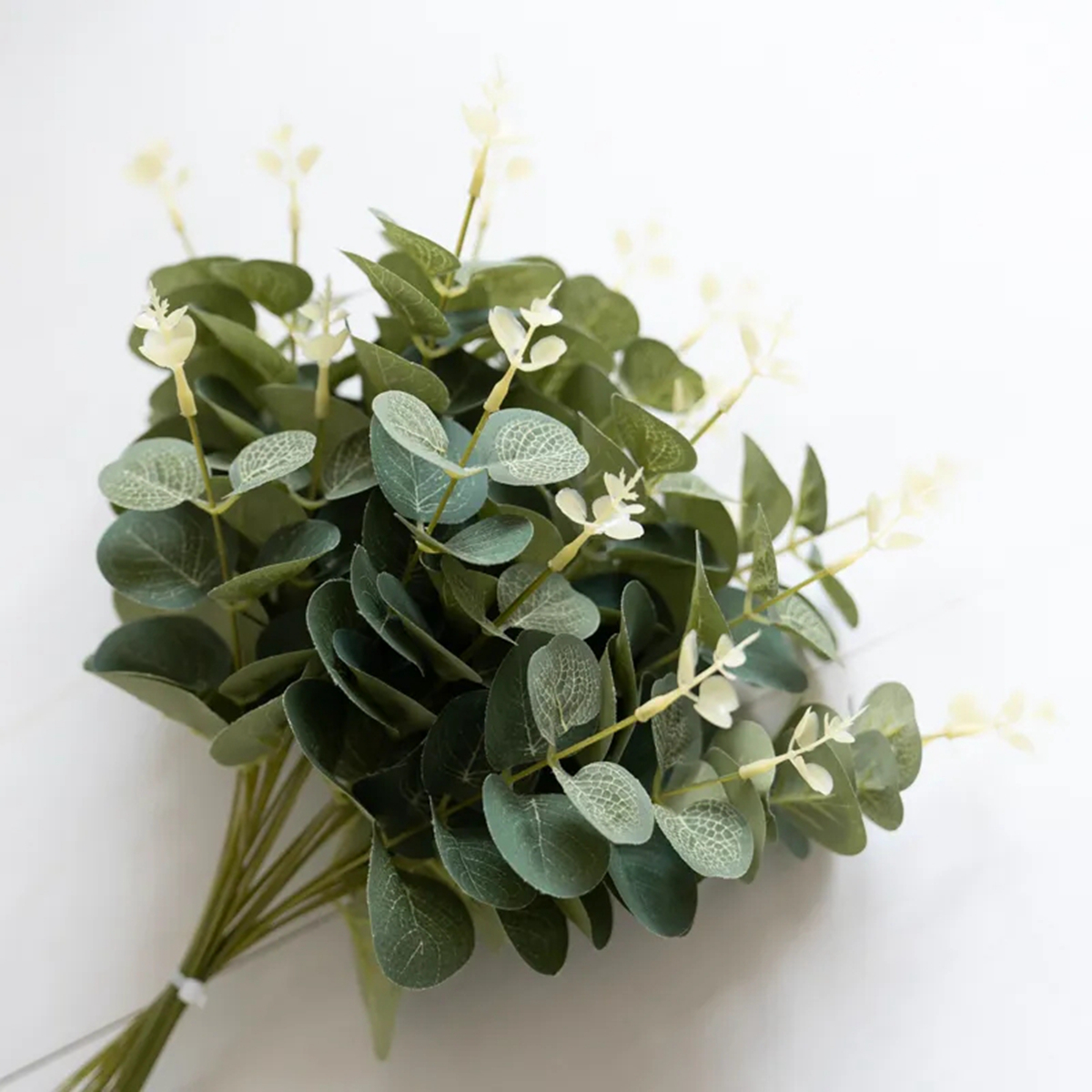20PCS Fake Plants Silk Eucalyp - Florist Supply Vases ulasan dan harga