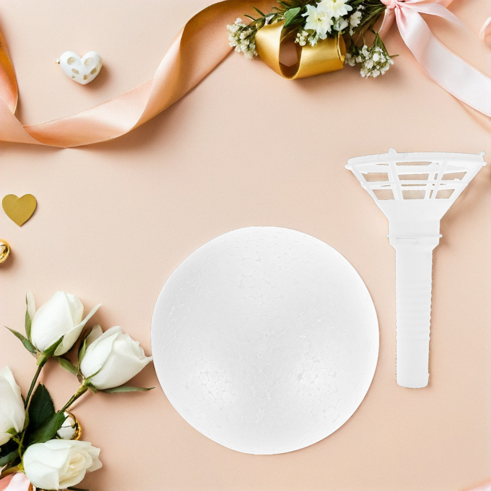 1Set Bridal Bouquet Holder Foa - Bouquet Holder Foam ulasan dan harga