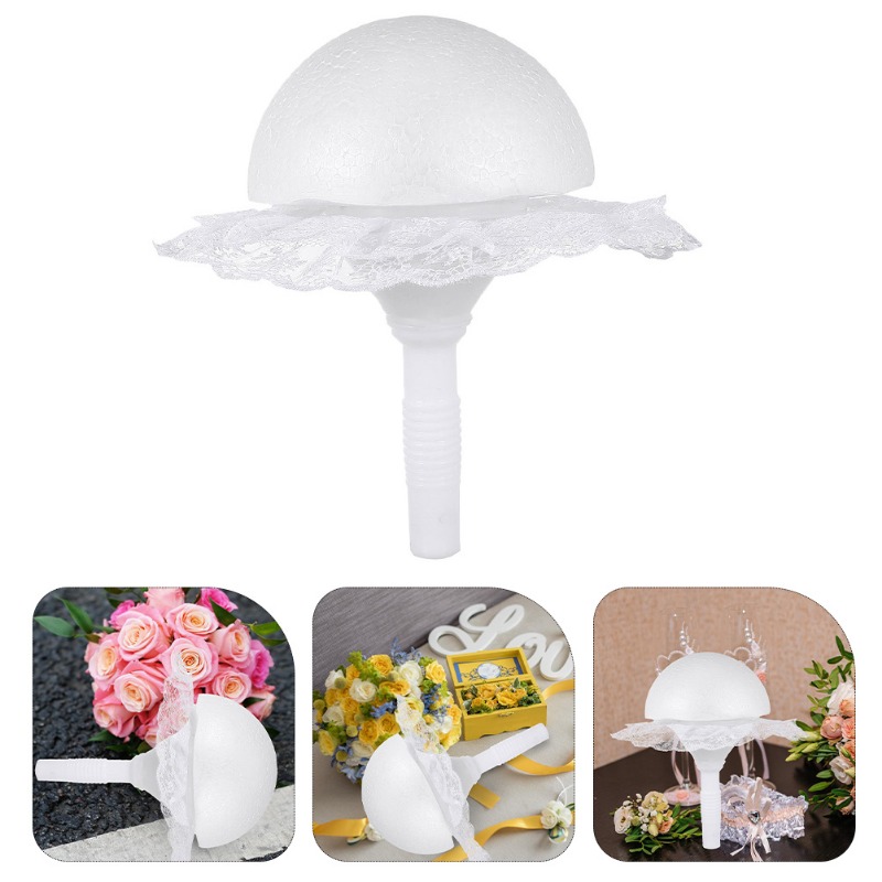 1 set Foam Hemisphere Lace Bri - Bouquet Holder Foam ulasan dan harga