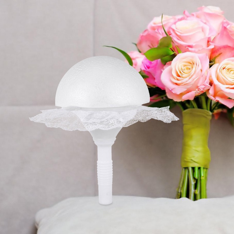1 set Foam Hemisphere Lace Bri - Bouquet Holder Foam ulasan dan harga