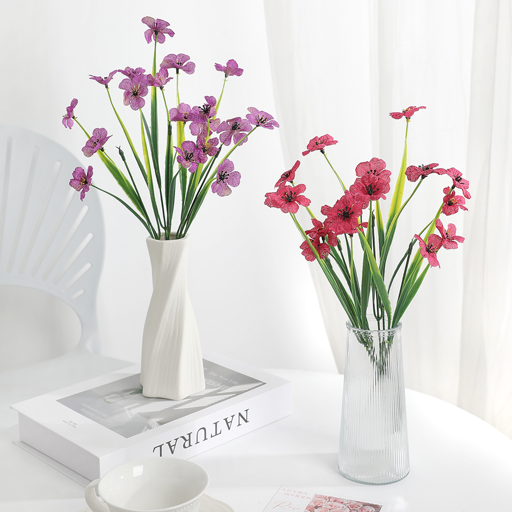 1/2Pcs Artificial Flowers Bouq - Florist Supply Vases ulasan dan harga