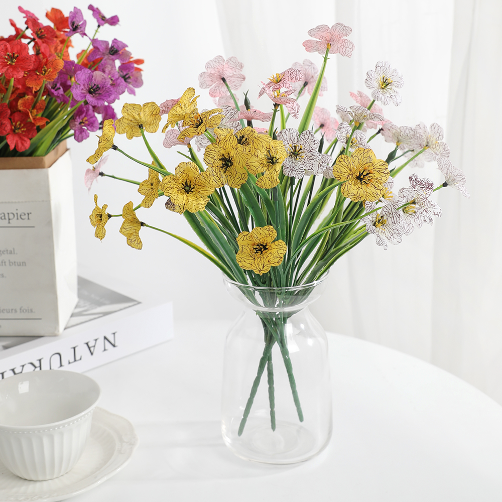 1/2Pcs Artificial Flowers Bouq - Florist Supply Vases ulasan dan harga