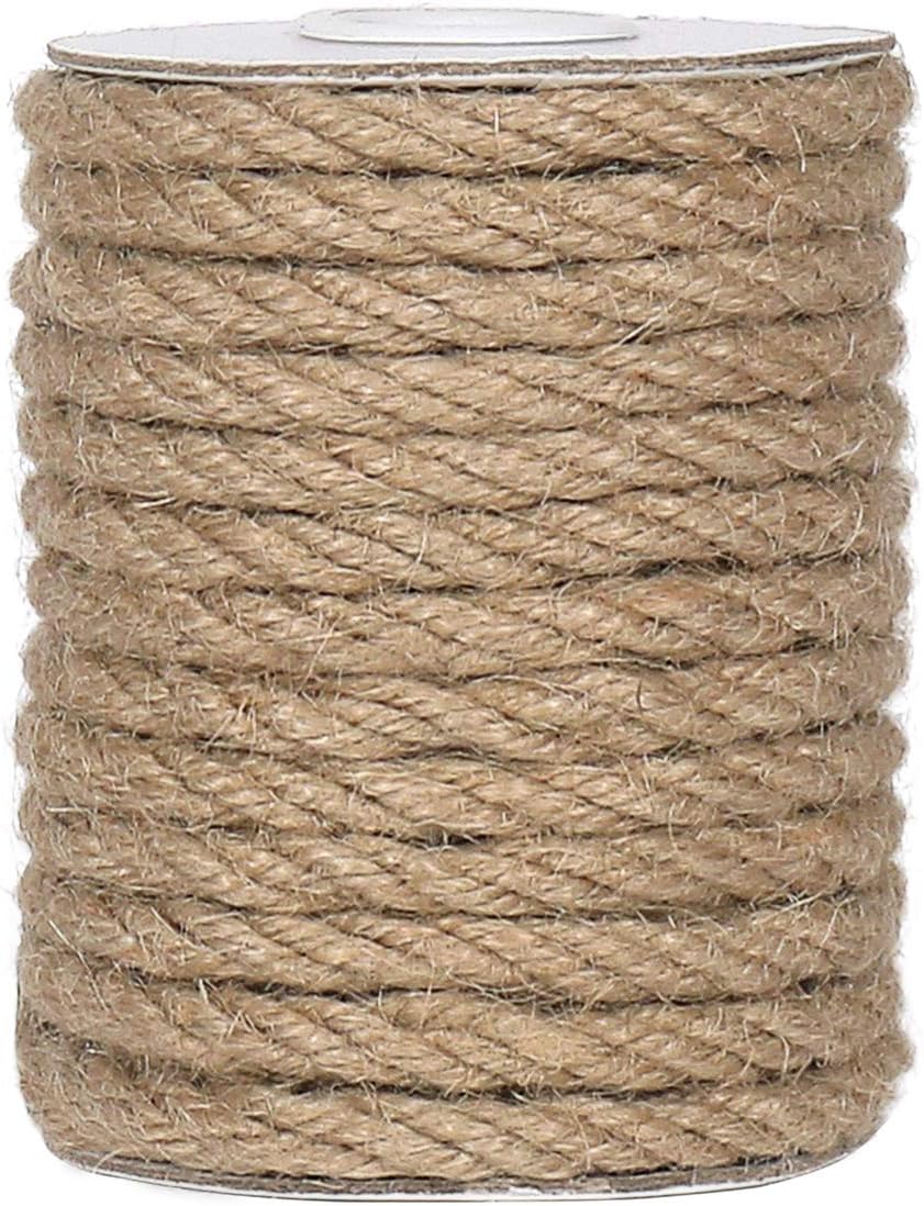 6mm Jute Rope 33ft Natural Twi - Twine Jute Natural ulasan dan harga