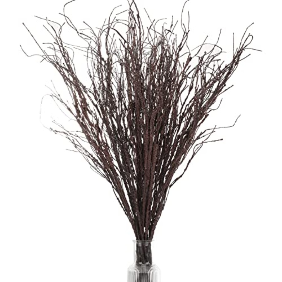 20 Pcs 35.4'' Tree Branches fo - Branch Curly Willow ulasan dan harga