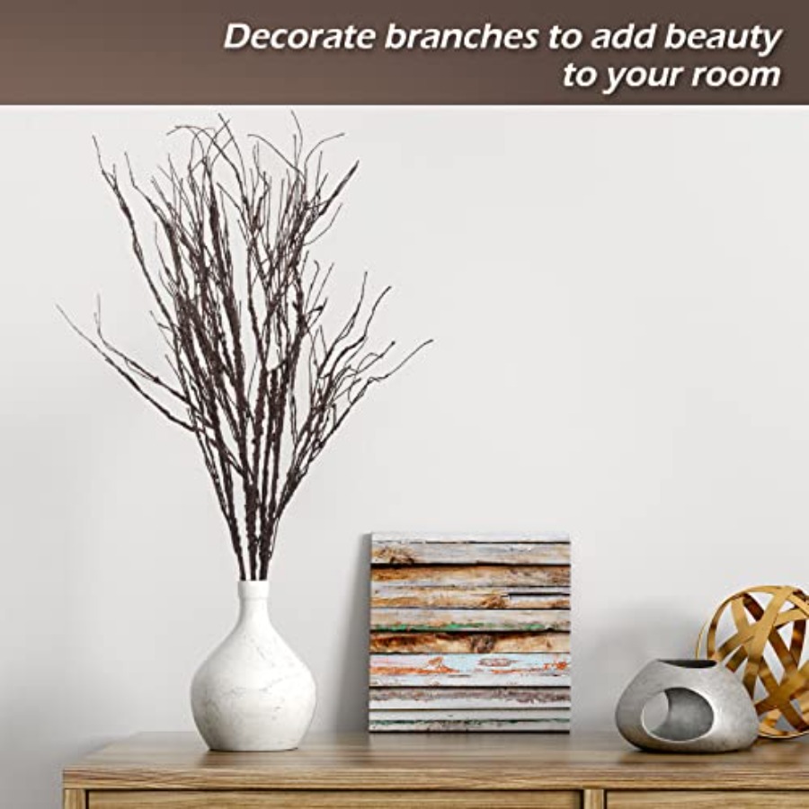 20 Pcs 35.4'' Tree Branches fo - Branch Curly Willow ulasan dan harga