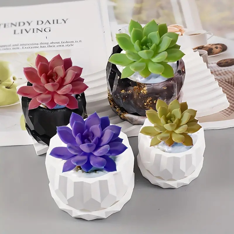 1 Set Silicone Planter Molds F - Florist Supply Vases ulasan dan harga