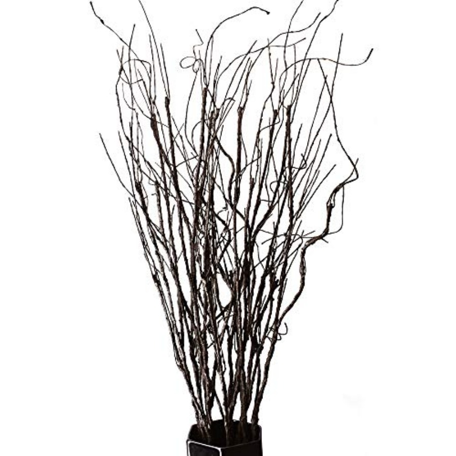 10PCS Lifelike Curly Willow Br - Branch Curly Willow ulasan dan harga