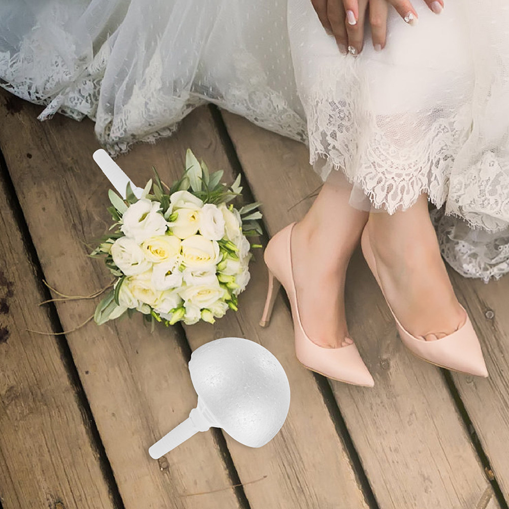 2Sets Bride Bouquet Holder Wed - Bouquet Holder Foam ulasan dan harga