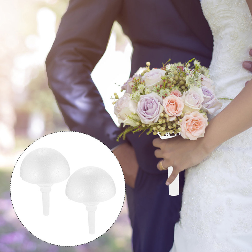 2Sets Bride Bouquet Holder Wed - Bouquet Holder Foam ulasan dan harga