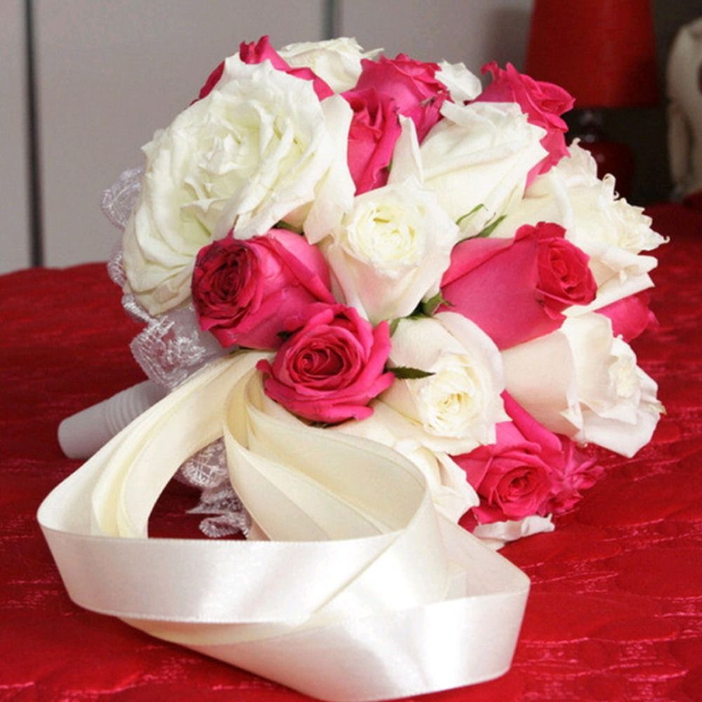 DIY White With Lace Handle Flo - Bouquet Holder Foam ulasan dan harga