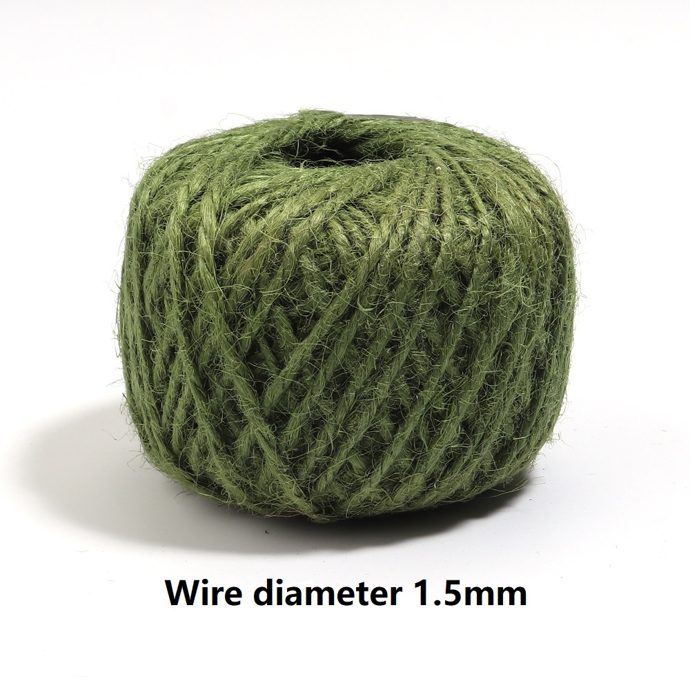 50Meter Natural Jute Ribbon Cr - Twine Jute Natural ulasan dan harga