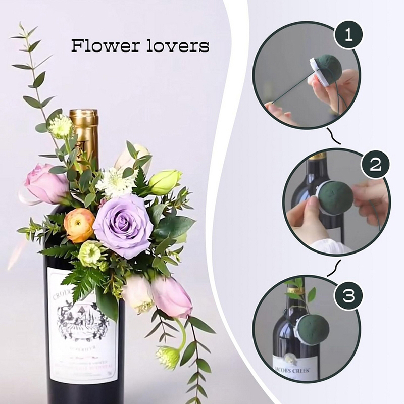 1/12 Pcs Mini Round Floral Foa - Anda Florist Supply ulasan dan harga