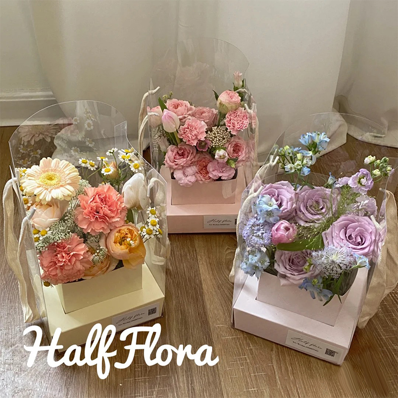 New Rose Flower Hand Packaging - Anda Florist Supply ulasan dan harga