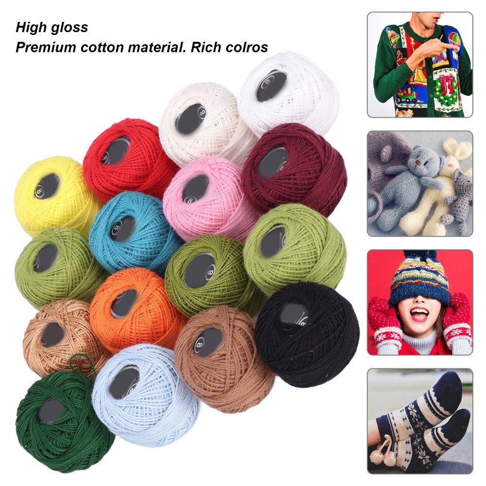 16pcs Durable Multi-Colors Cro - Twine Jute Natural ulasan dan harga