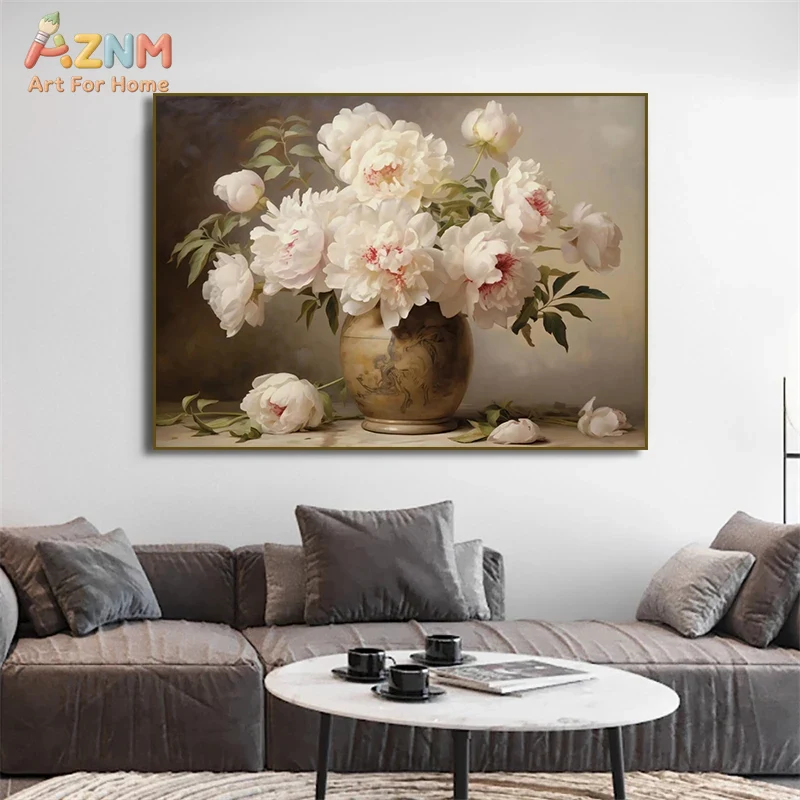 AZNM Vintage Flower Vase Canva - Florist Supply Vases ulasan dan harga